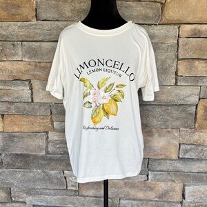 White Limoncello Graphic T-Shirt